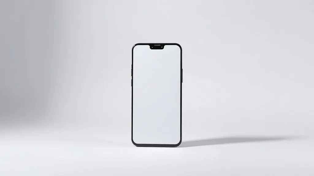 Análise completa do iPhone 16e, mostrando o smartphone em um fundo limpo de estúdio, destacando seu design moderno e qualidade de construção premium.