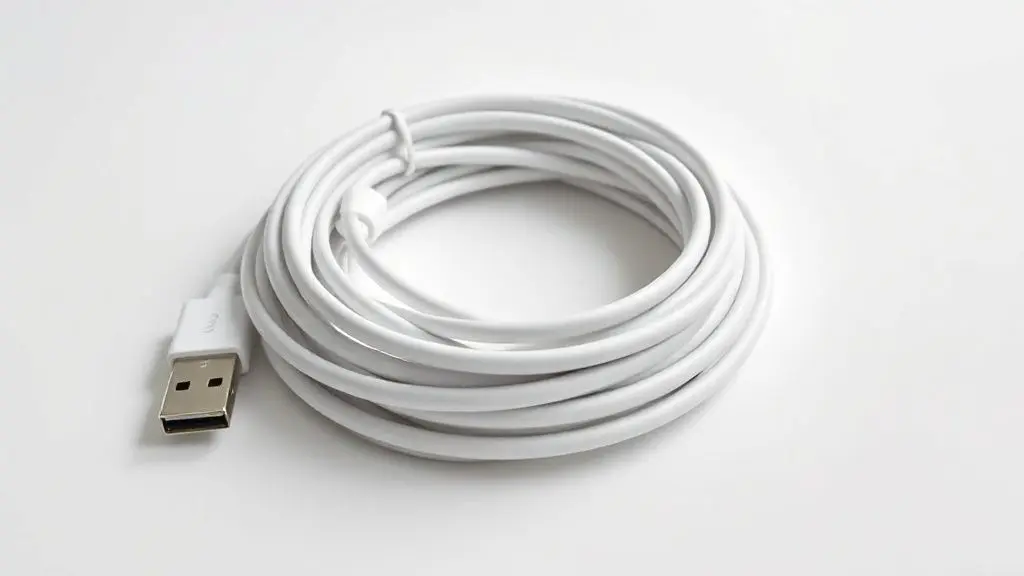 Cabo Lightning para iPhone de alta durabilidade e carregamento rápido, fotografado em estúdio com foco nítido.