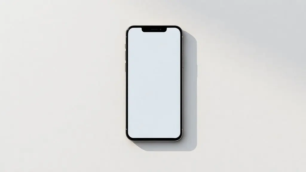 Um smartphone moderno sem marca ao lado de um ícone de bateria brilhante, representando os modelos de iPhone com a melhor duração de bateria para análise.