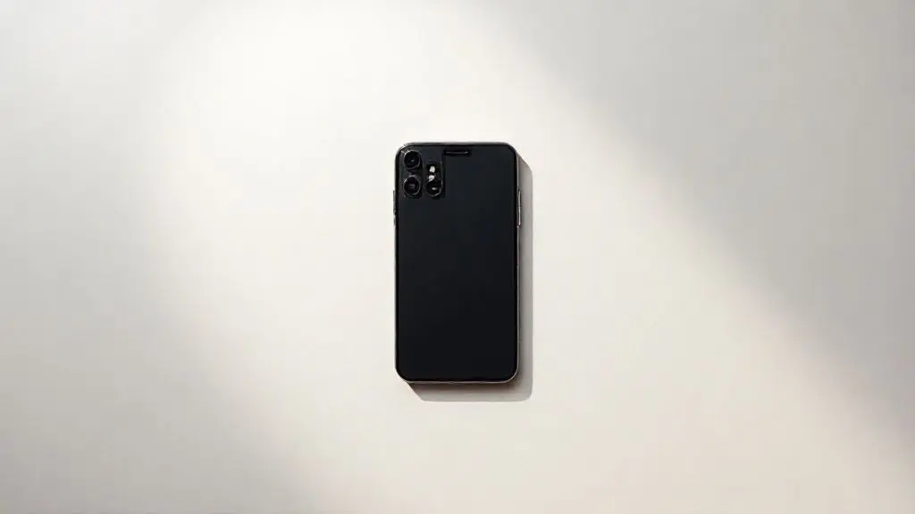 Um iPhone barato e bom posicionado em um fundo neutro, representando os melhores modelos com bom custo-benefício para comprar.