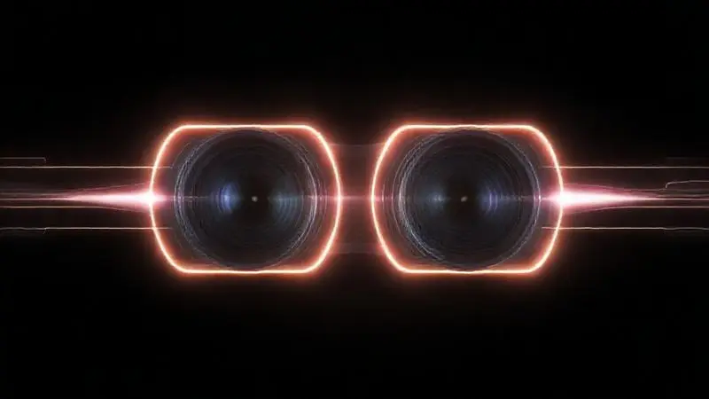 Ilustração conceitual do sistema de câmeras de um smartphone, simbolizando a qualidade fotográfica e o processamento de imagem avançado.